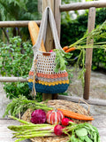 Harvest Macrame Tote Bag