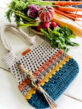 Harvest Macrame Tote Bag