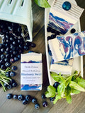 Blueberry Swirl Almond Milk Soap