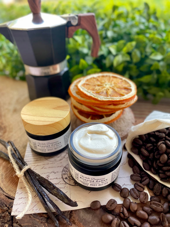 Roasted Coffee and Vanilla Bean Whipped Tallow Body Butter