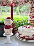 Crochet Cupcake Red Velvet