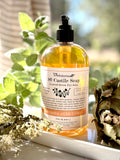 80 Castile Soap Liquid Olive Oil Soap Oregano Herb Citrus