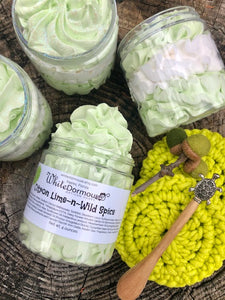 Citron Lime~n~Wild Spice Fluffy Whipped Soap