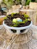 Stoneware Basket Nesting Bowl