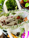Macrame Herb Garden Handbag